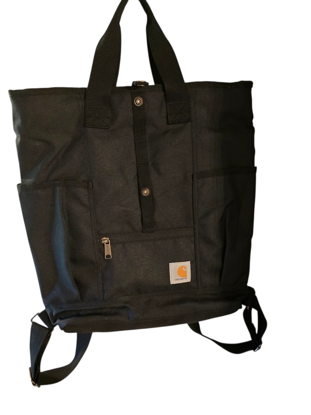 Carhartt Black Canvas Tote Backpack